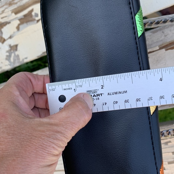 Kurt Geiger handbag crossbody metallic stripes black - Picture 11 of 16